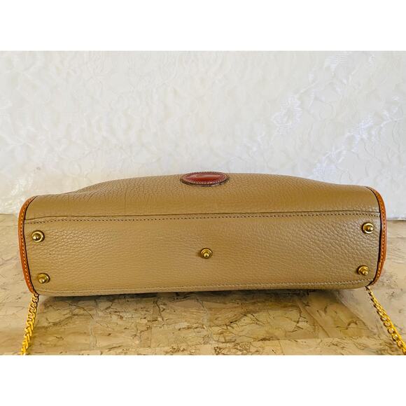 Vtg DOONEY & BOURKE all weather leather AWL small slim shoulder bag - Picture 6 of 9